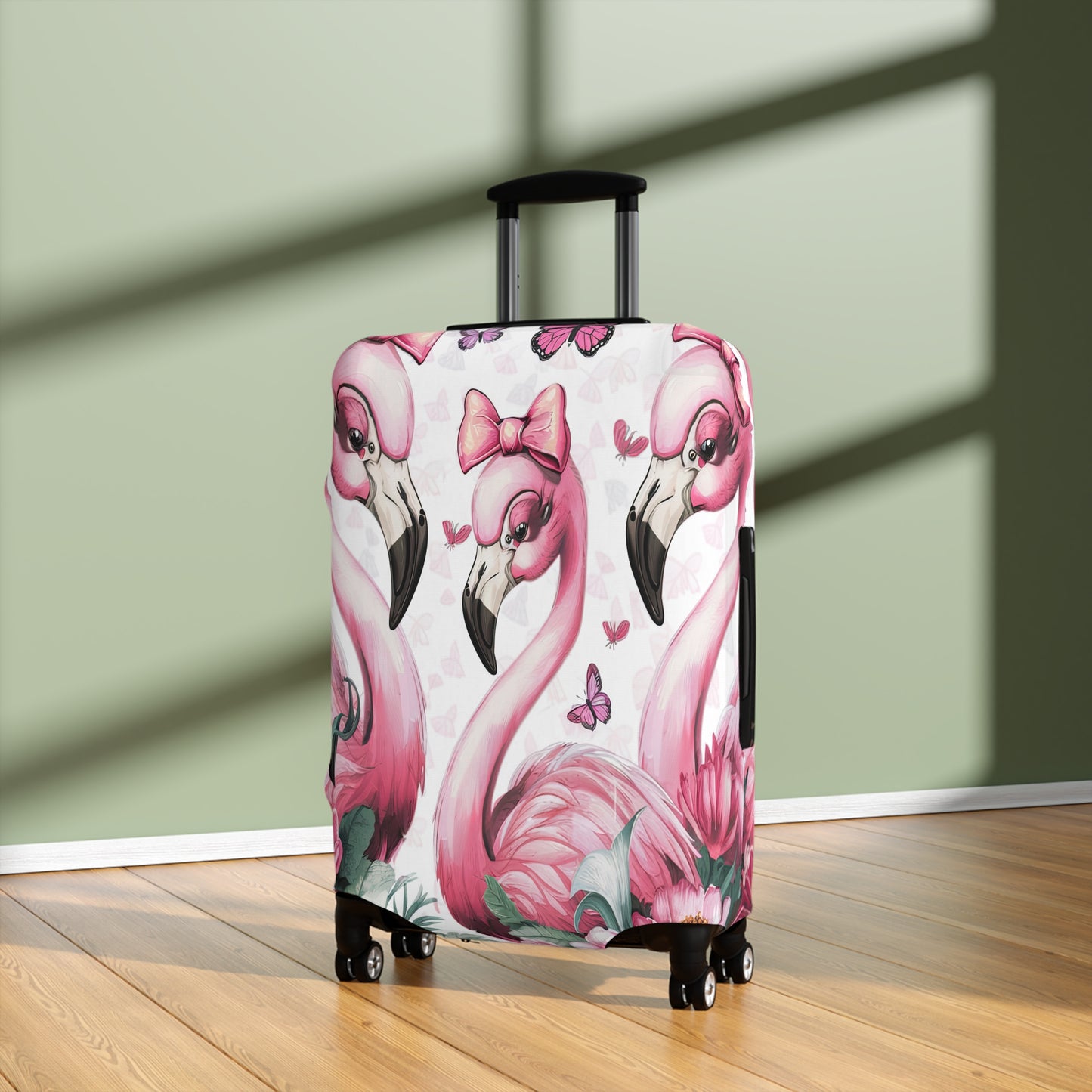 Luggage Cover, Flamingo, awd-3086