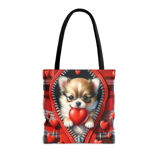 Tote Bag, Cute Dog, Personalised/Non-Personalised Tote bag