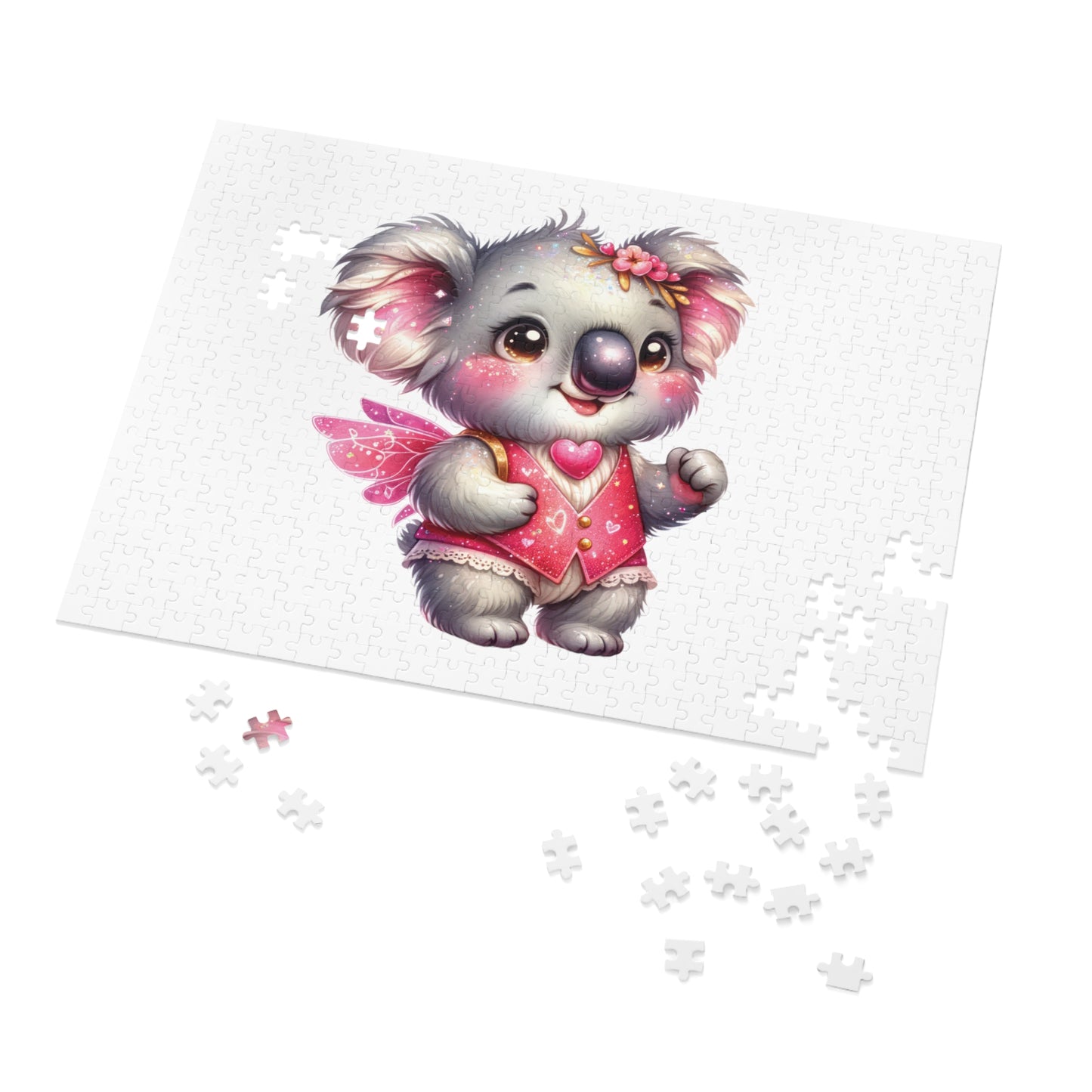 Jigsaw Puzzle in Tin, Australian Animals, Koala, Fairy, Personalised/Non-Personalised, awd-1326 (30, 110, 252, 500,1000-Piece)