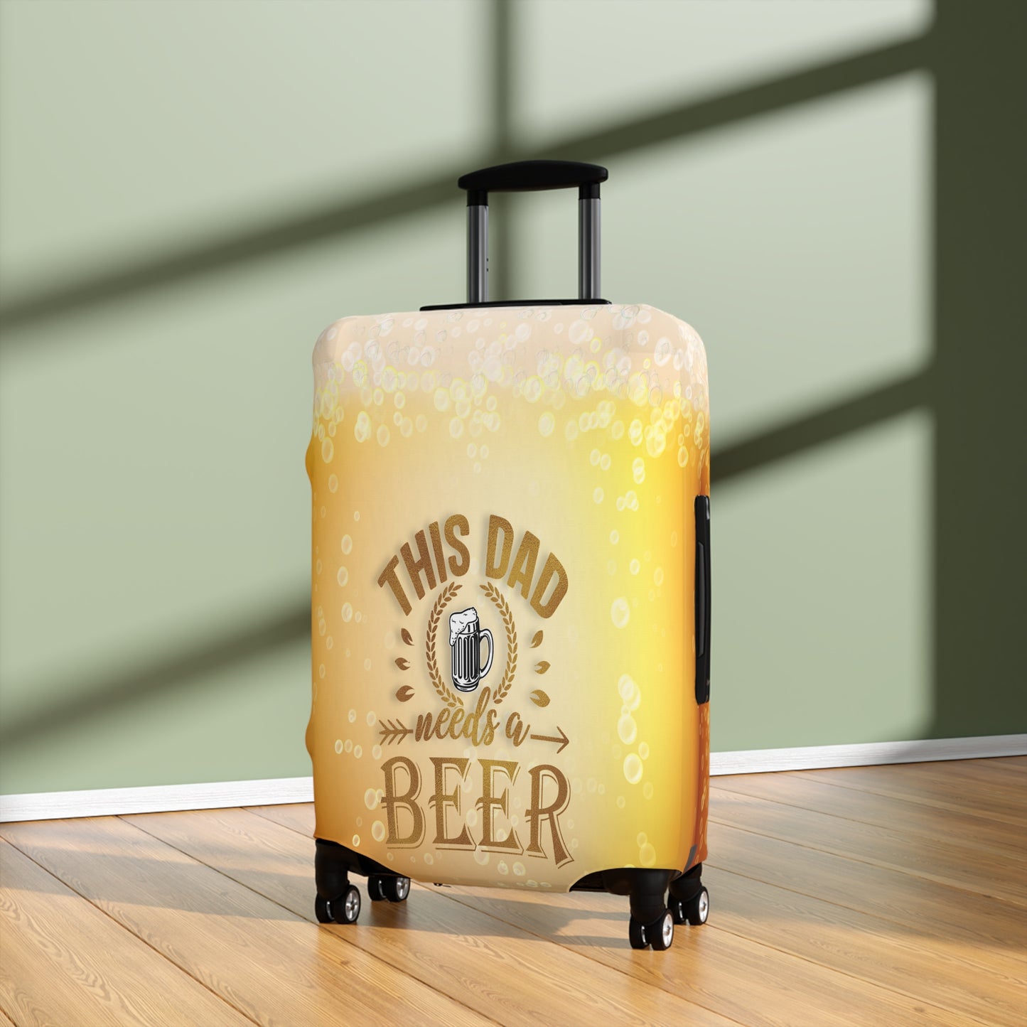 Luggage Cover, This dad needs a beer, awd-521