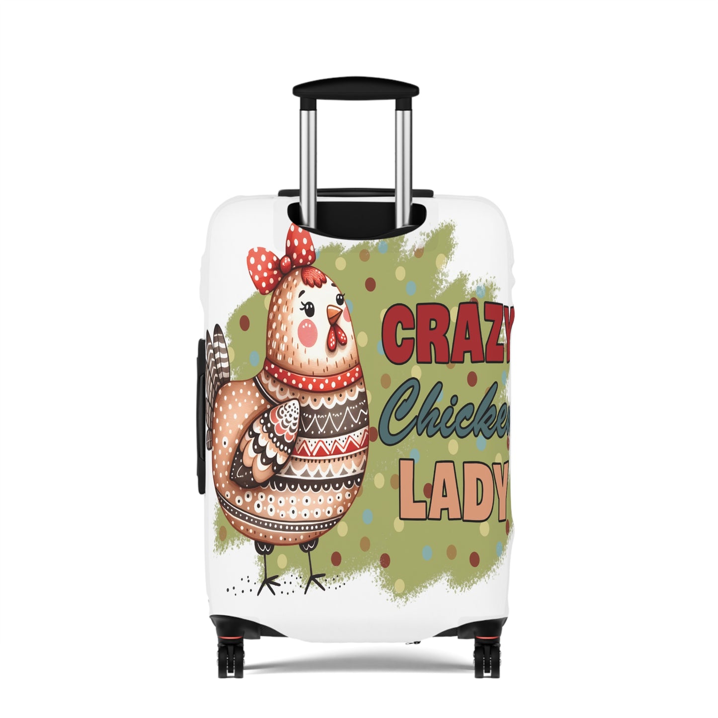 Luggage Cover, Chicken, Crazy Chicken Lady, awd-1265