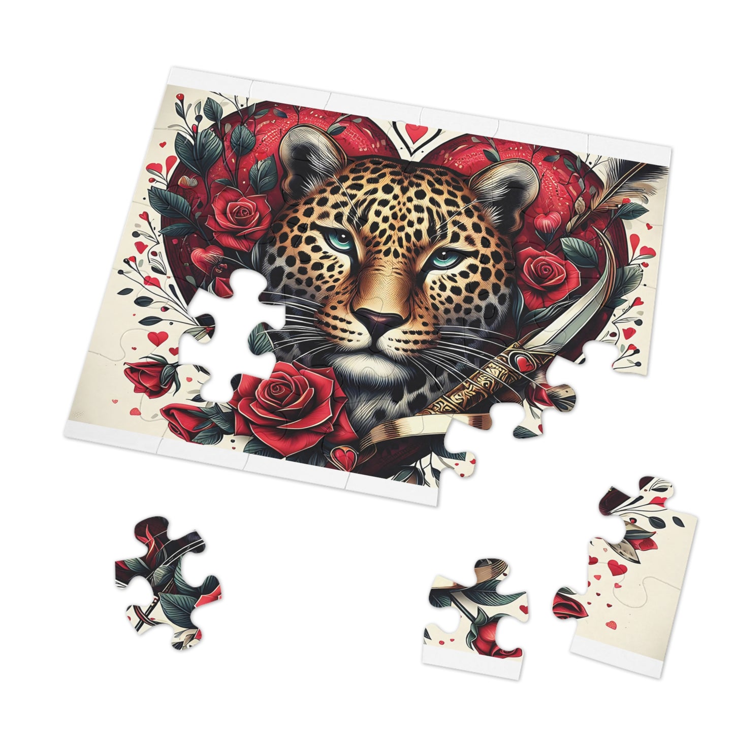 Jigsaw Puzzle, Cheetah, Personalised/Non-Personalised (30, 110, 252, 500,1000-Piece)