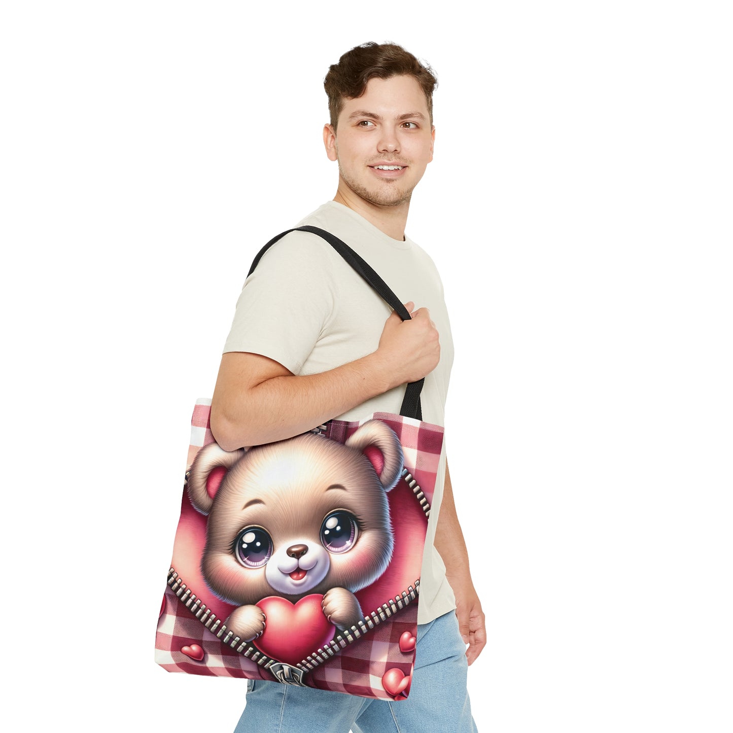 Tote Bag, Bear, Personalised/Non-Personalised Tote bag