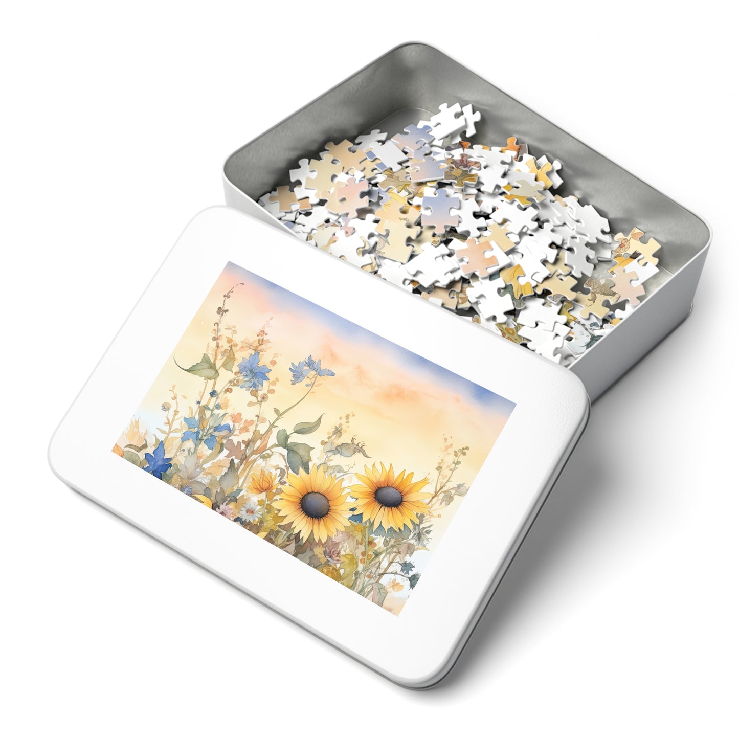 Jigsaw Puzzle, Floral, Personalised/Non-Personalised (30, 110, 252, 500,1000-Piece)