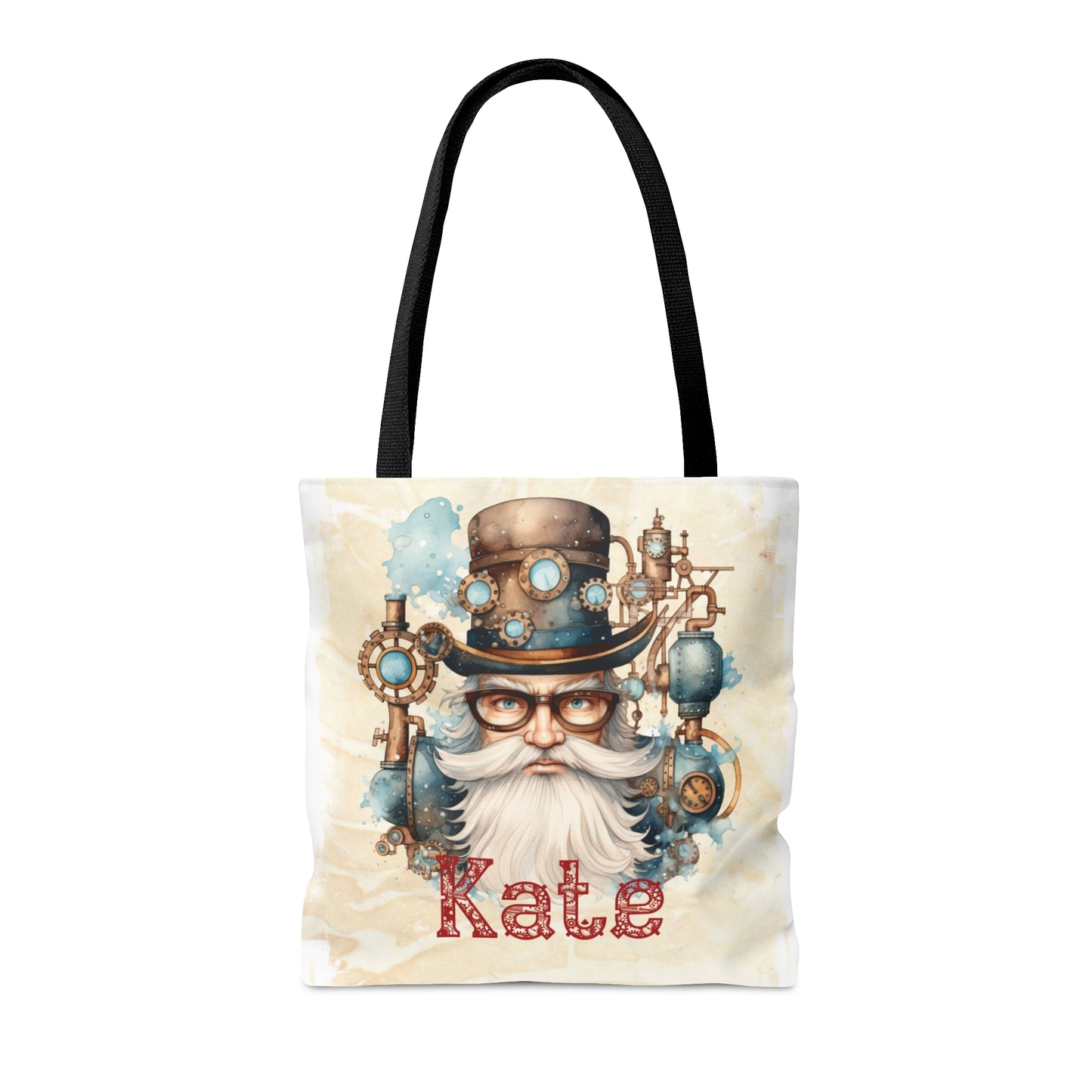 Steampunk Personalised Tote Bag, Steampunk Christmas bag, Christmas Tote Bag, Personalised/Non-Personalised