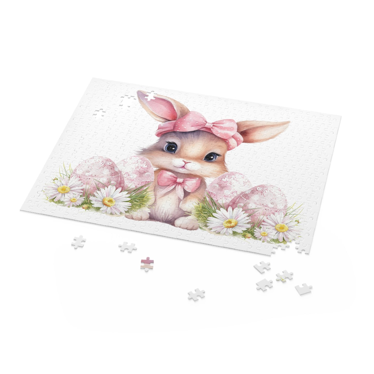 Personalised/Non-Personalised Puzzle, Easter Bunny (120, 252, 500-Piece)