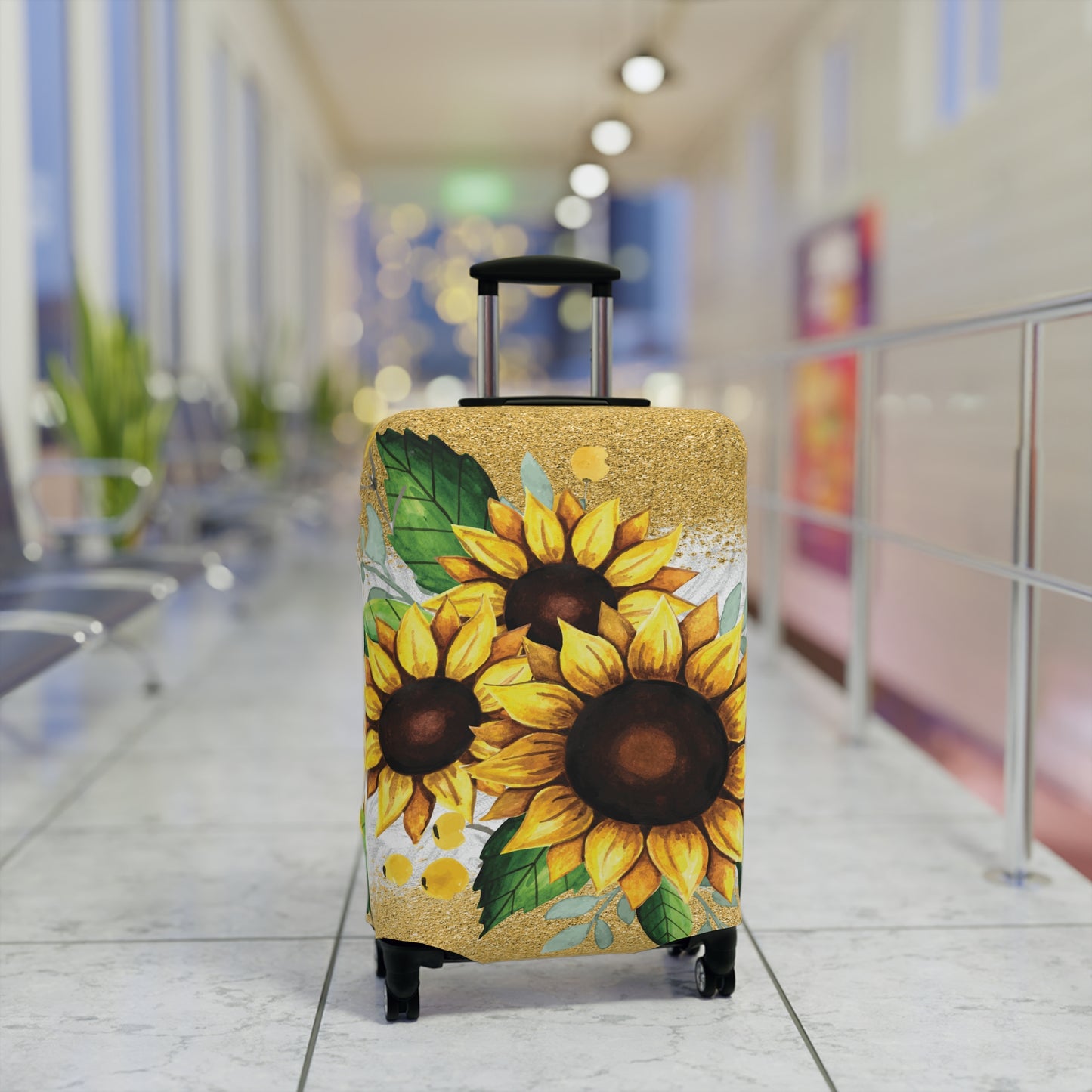 Luggage Cover, Sunflower, awd-1355