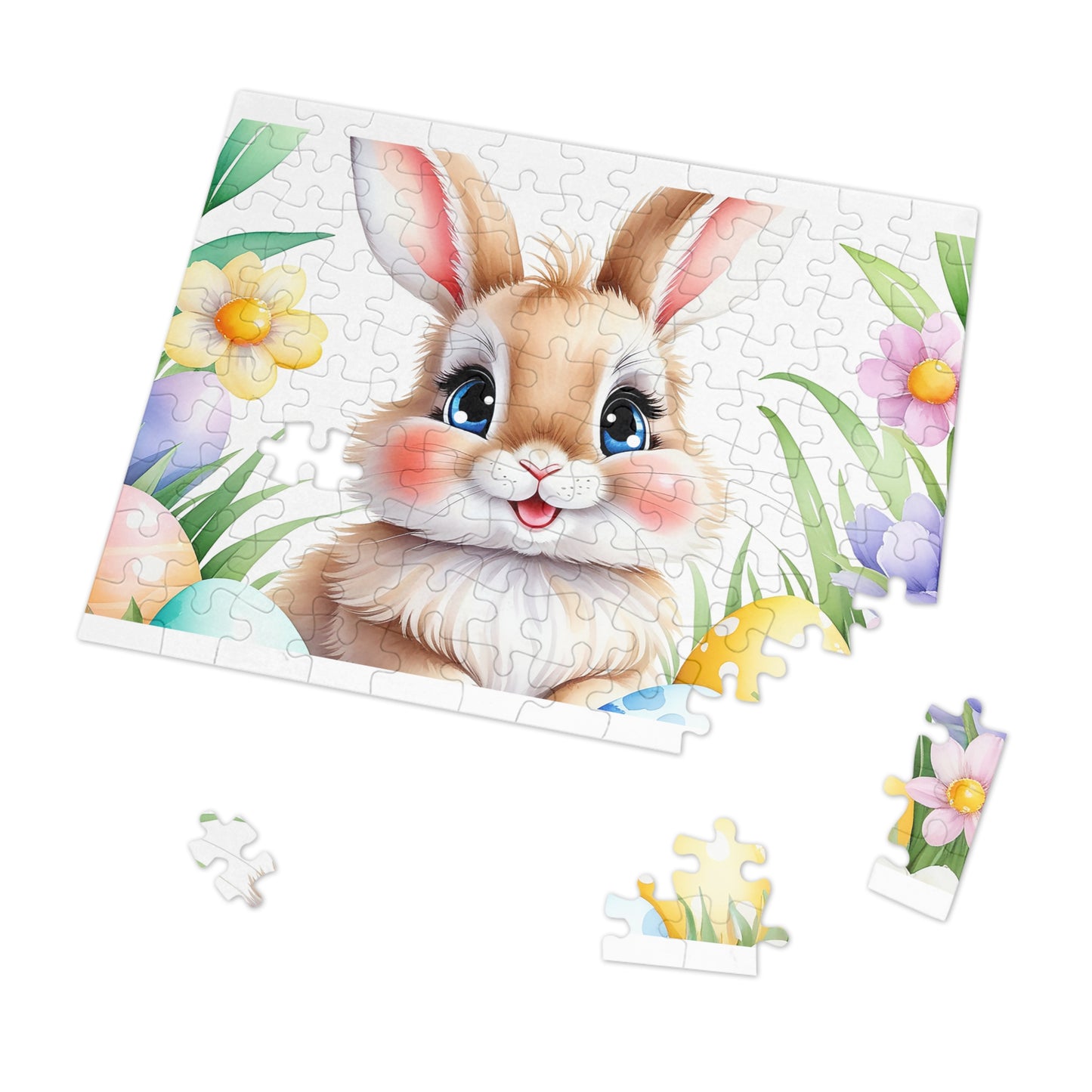 Puzzle, Easter, Rabbit, Personalised/Non-Personalised (30, 110, 252, 500,1000-Piece) awd-650