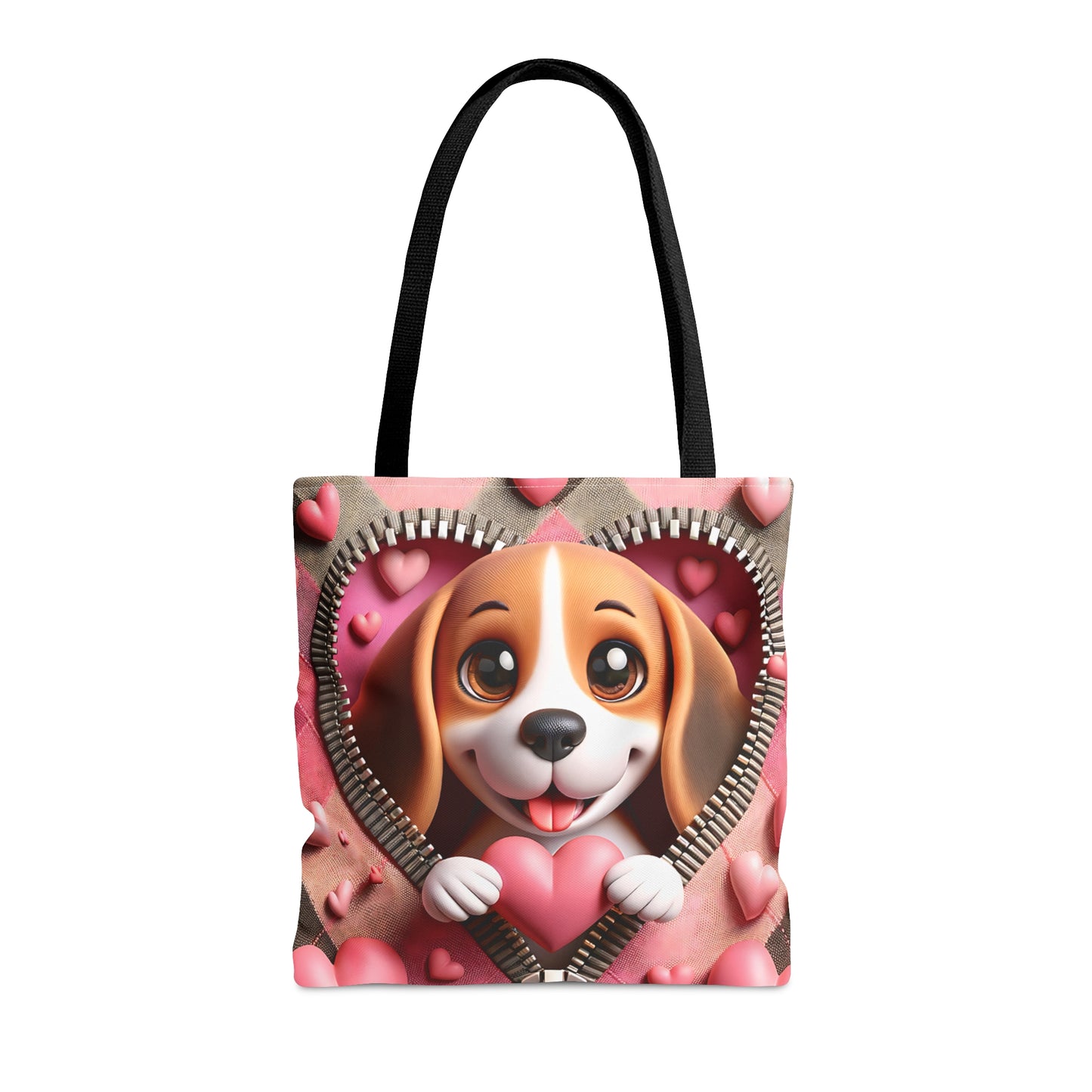 Tote Bag, Cute Dog, Personalised/Non-Personalised Tote bag