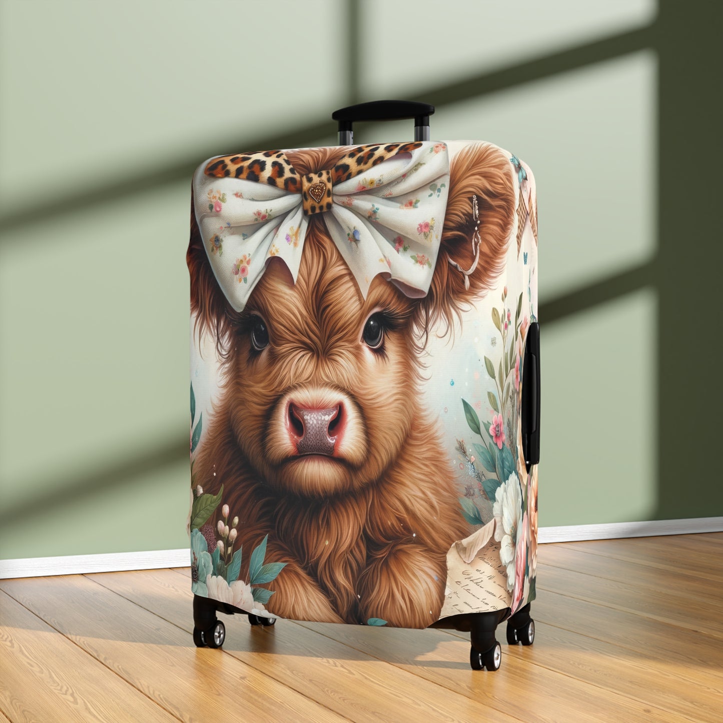 Luggage Cover, Highland Cow, awd-5002