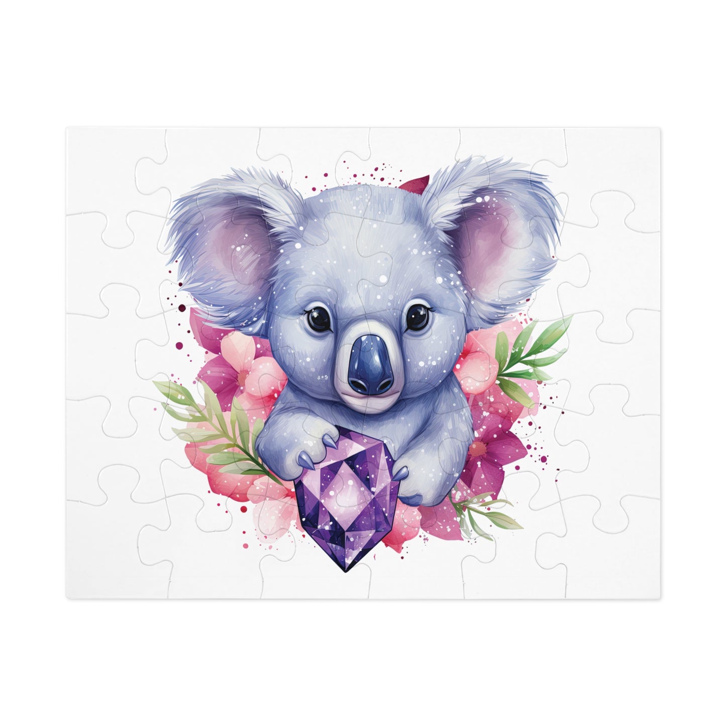 Jigsaw Puzzle in Tin, Australian Animals, Koala, Personalised/Non-Personalised, awd-507 (30, 110, 252, 500,1000-Piece)