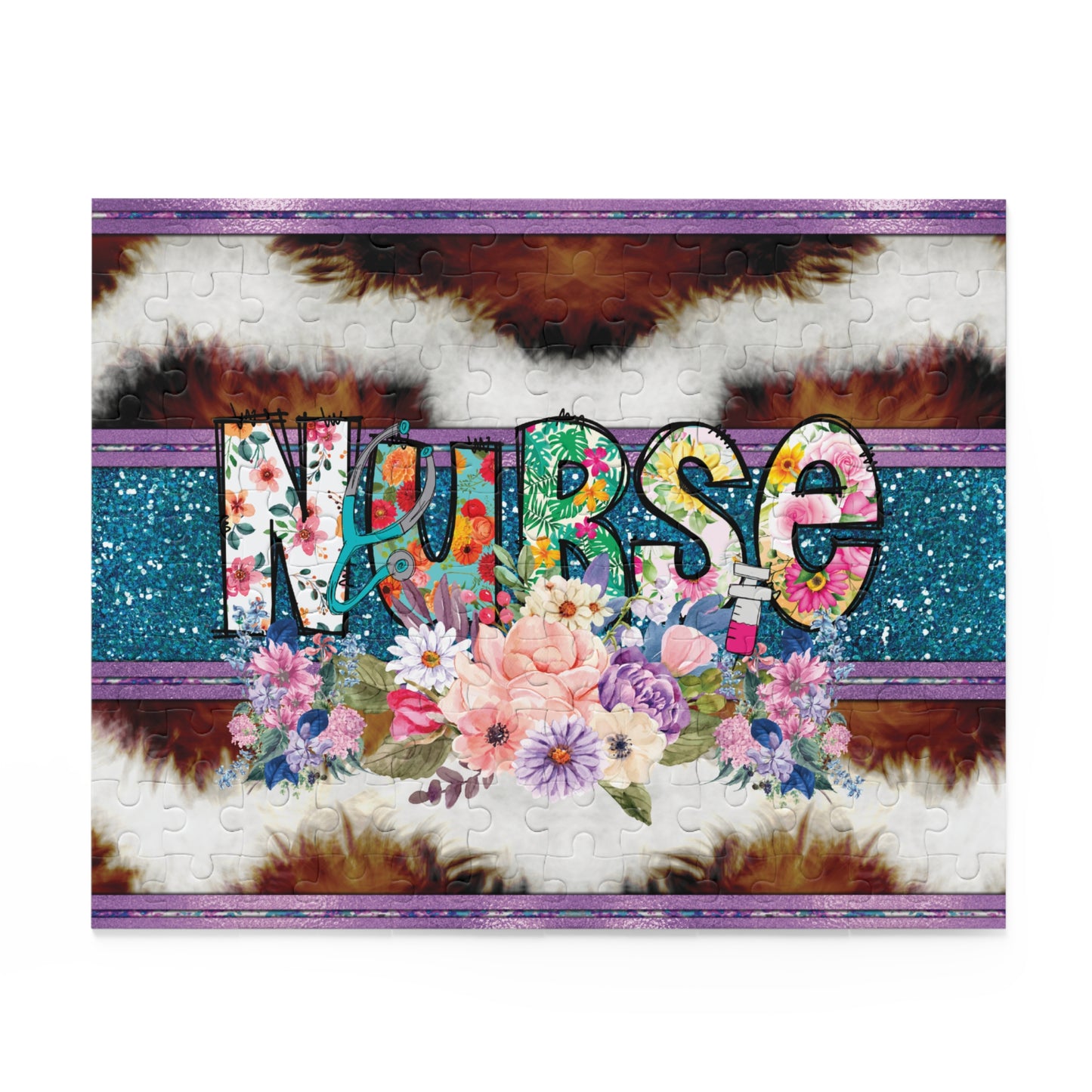 Personalised/Non-Personalised Puzzle, Nurse (120, 252, 500-Piece)