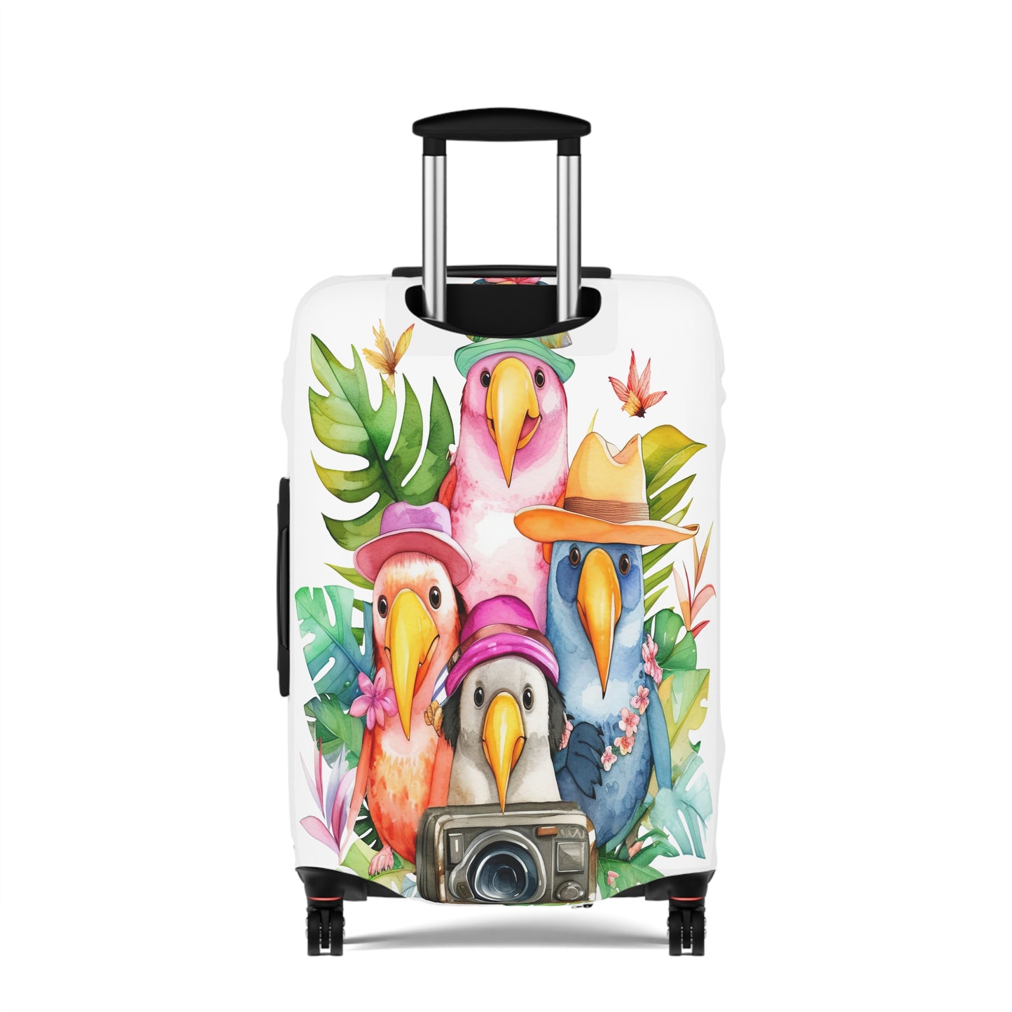 Luggage Cover, Parrots and Camera, awd-326