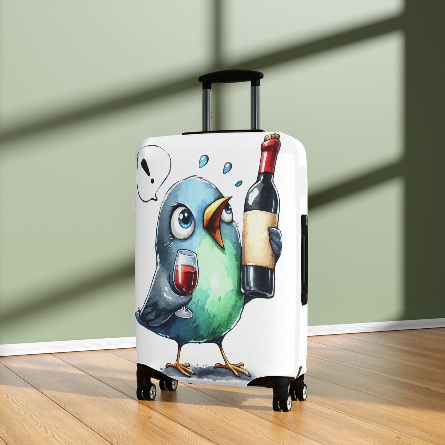 Luggage Cover, Cute Bird, awd-1639