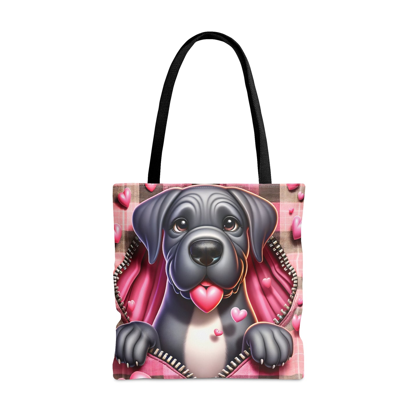 Tote Bag, Cute Dog, Personalised/Non-Personalised Tote bag