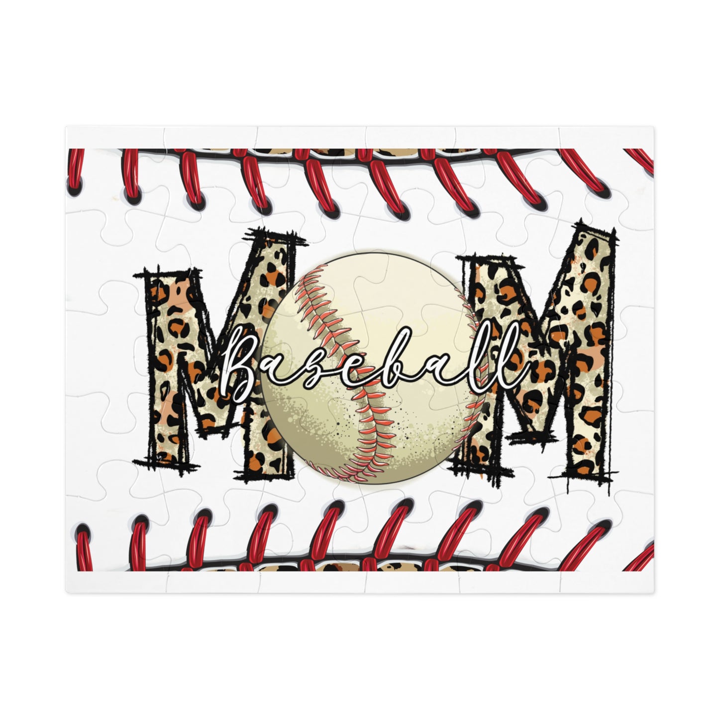 Puzzle, Baseball Mom, Personalised/Non-Personalised (30, 110, 252, 500,1000-Piece) awd-608