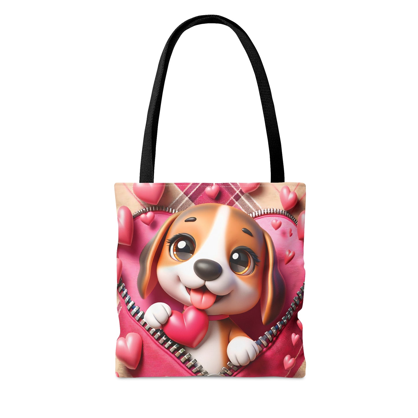 Tote Bag, Cute Dog, Personalised/Non-Personalised Tote bag