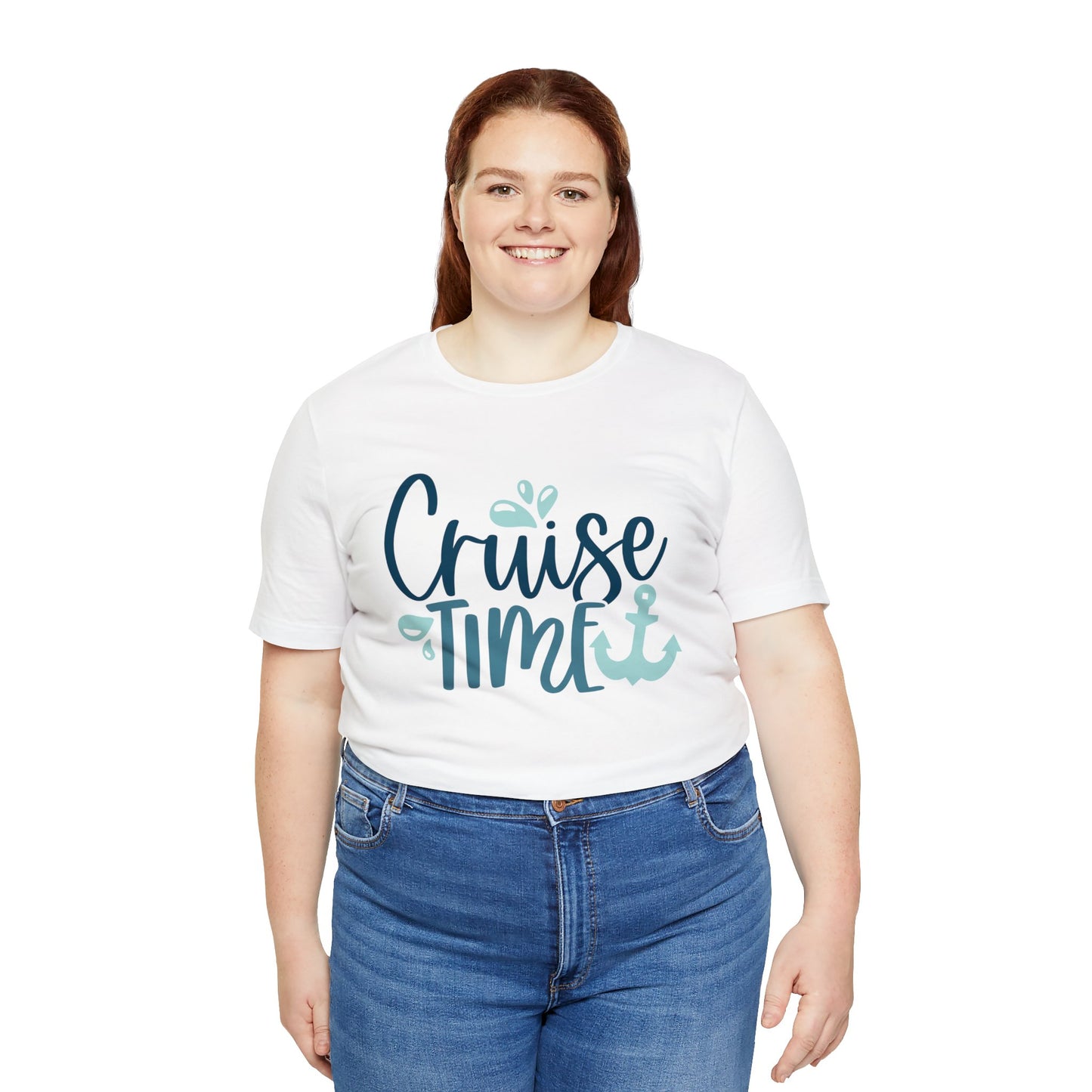 Unisex Adults Jersey Short Sleeve Tee, Cruise Tee, Cruise Time, 100% Cotton, Light Fabric 142 g/m²