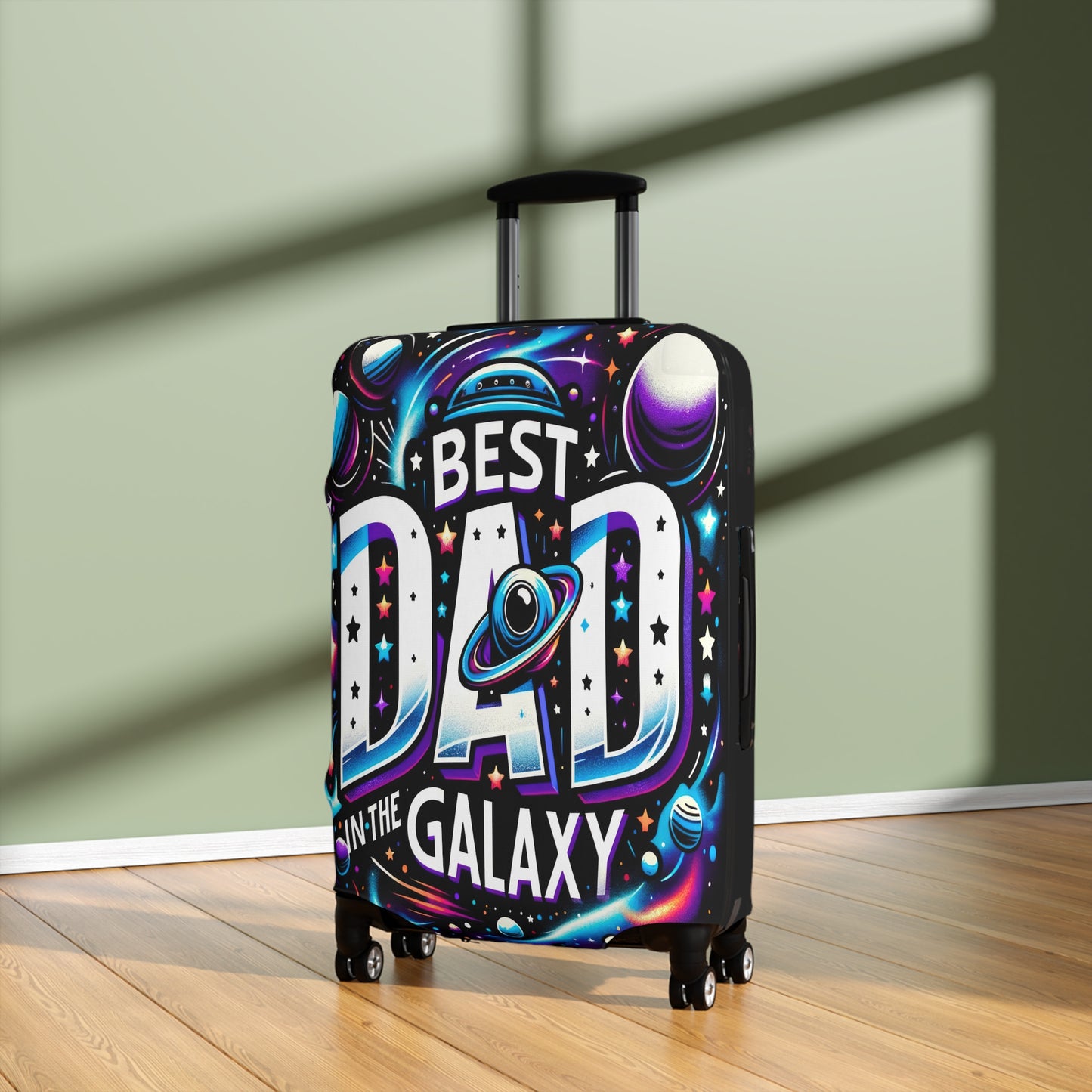 Luggage Cover, Best Dad in the Galaxy, awd-1463