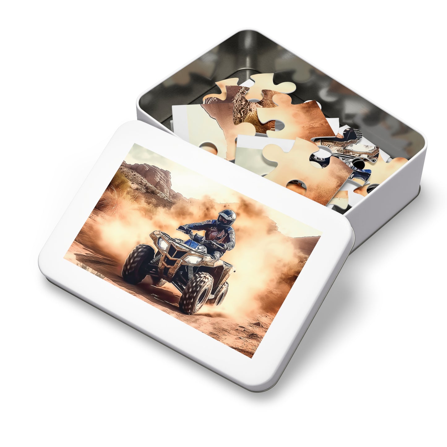 Jigsaw Puzzle, Quad Bike, Personalised/Non-Personalised (30, 110, 252, 500,1000-Piece)