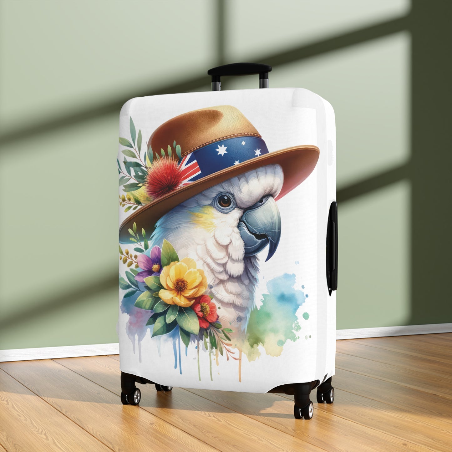 Luggage Cover, Cockatoo, awd-1335