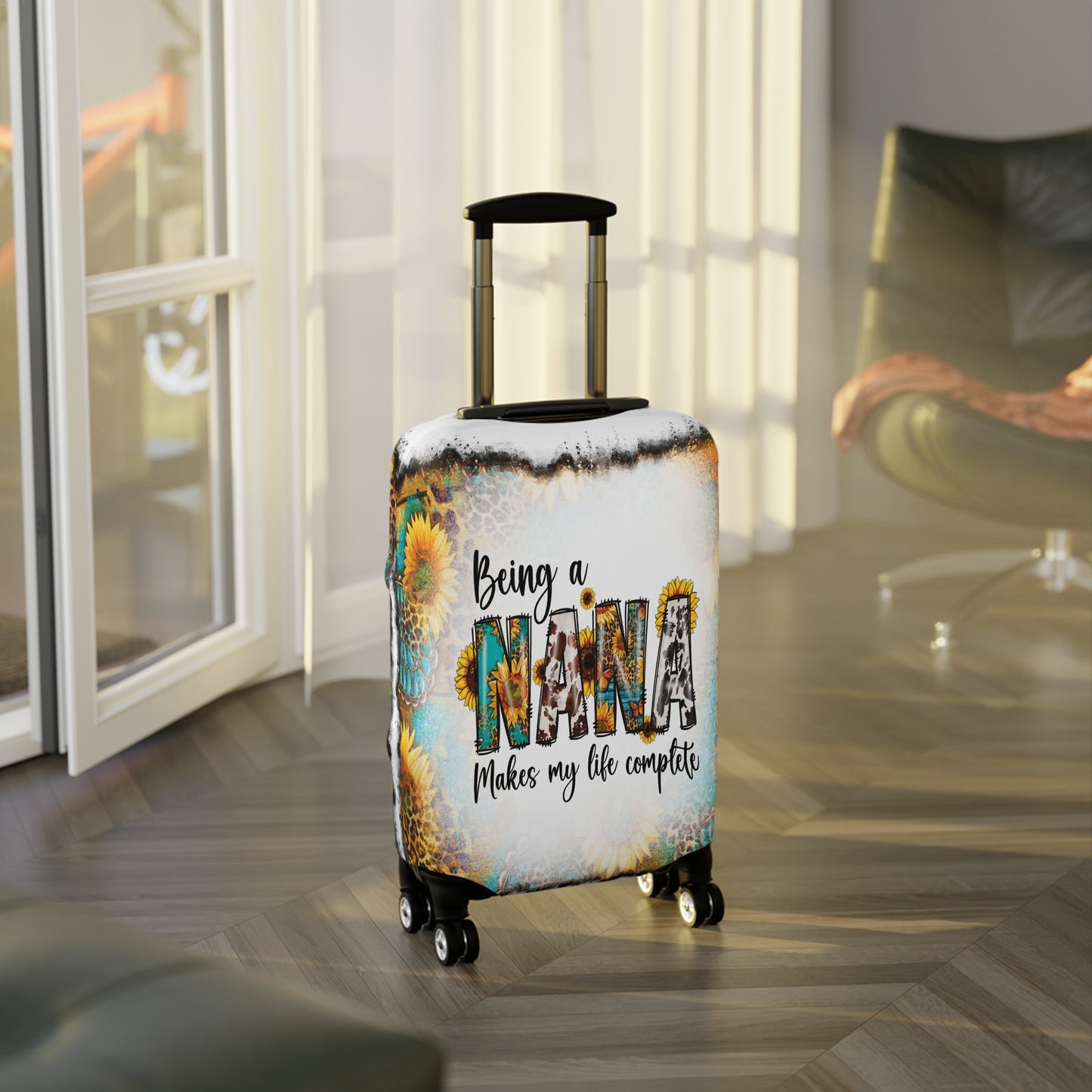 Luggage Cover, Country and Western, Being a Nana Makes my Life Complete, awd-1019