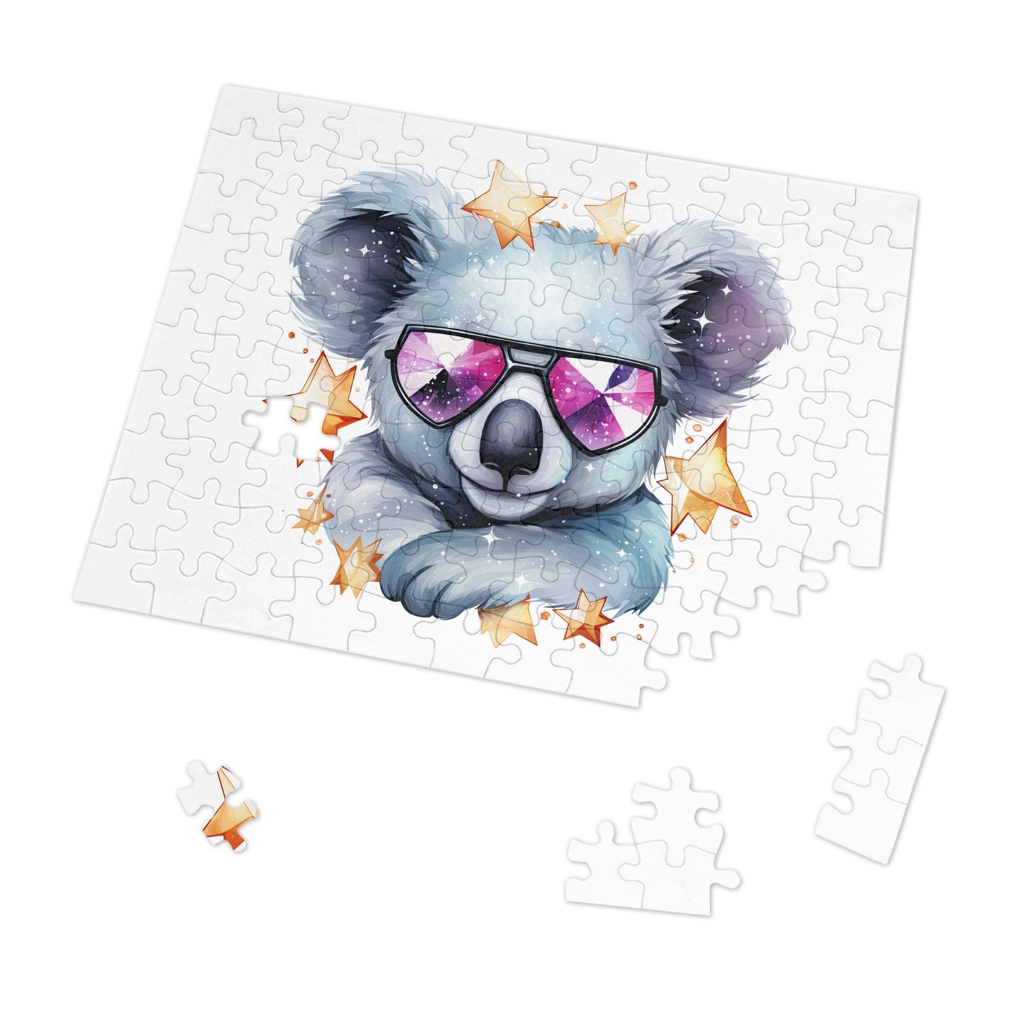 Jigsaw Puzzle in Tin, Australian Animals, Koala, Personalised/Non-Personalised, awd-508 (30, 110, 252, 500,1000-Piece)