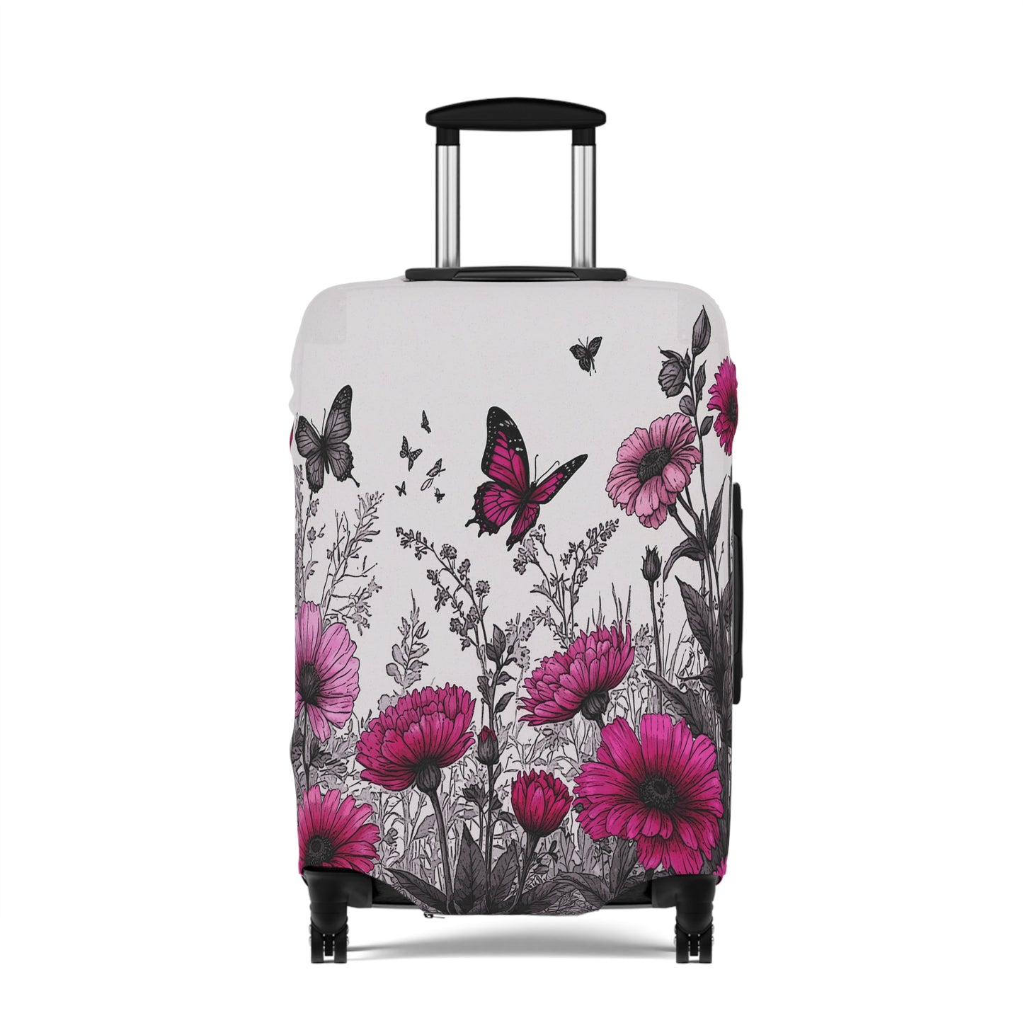 Luggage Cover, Floral and Butterflies, awd-1743