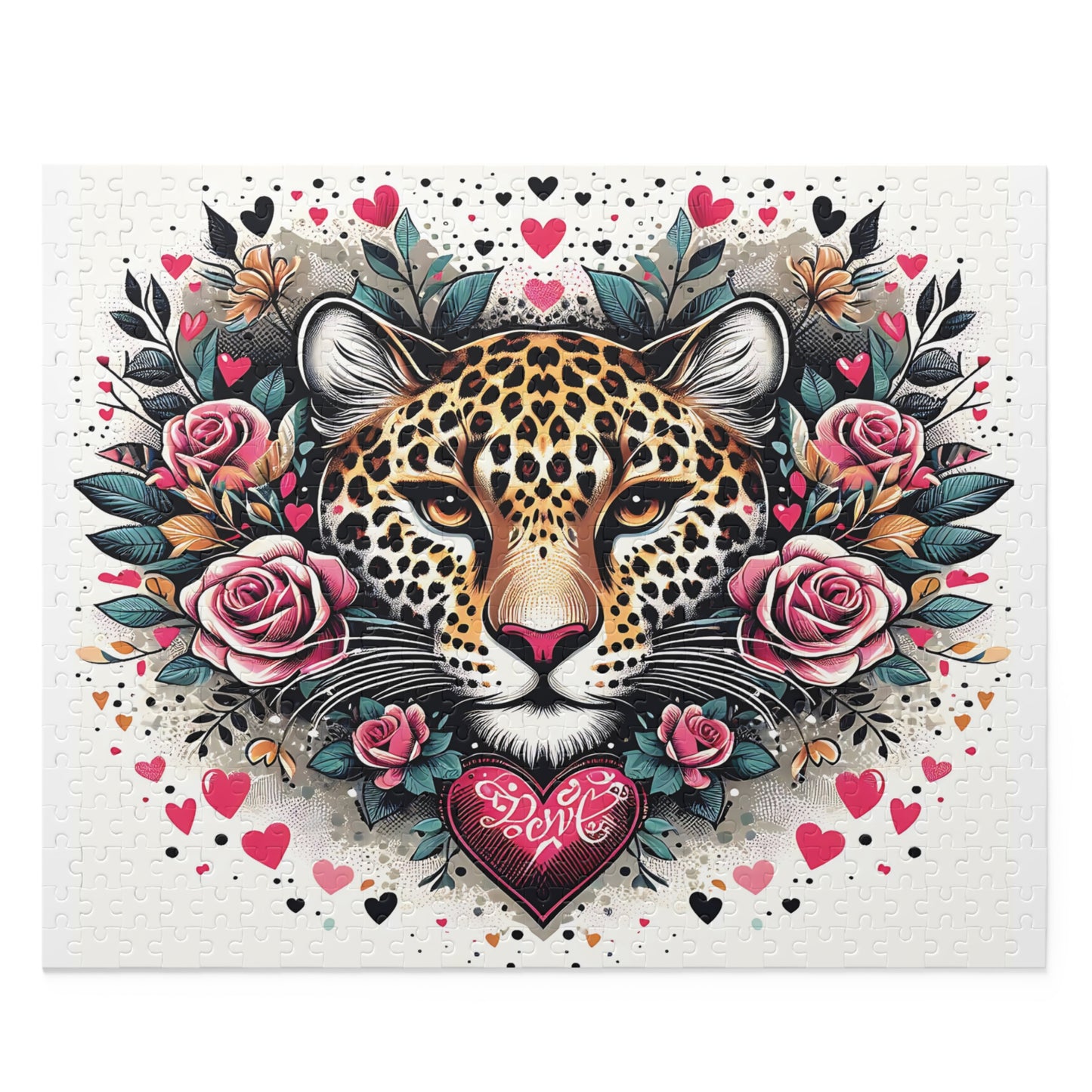 Personalised/Non-Personalised Puzzle, Cheetah (120, 252, 500-Piece)