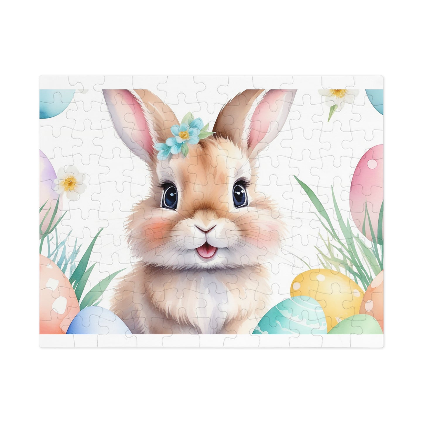 Puzzle, Easter, Rabbit, Personalised/Non-Personalised (30, 110, 252, 500,1000-Piece) awd-651