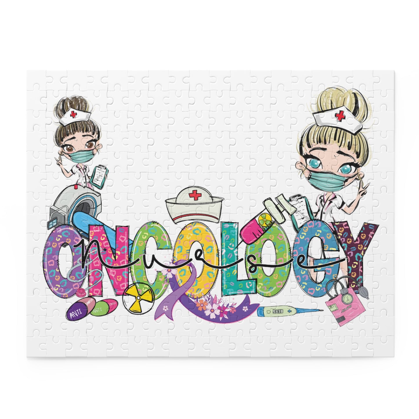 Personalised/Non-Personalised Puzzle, Oncology Nurse (120, 252, 500-Piece)