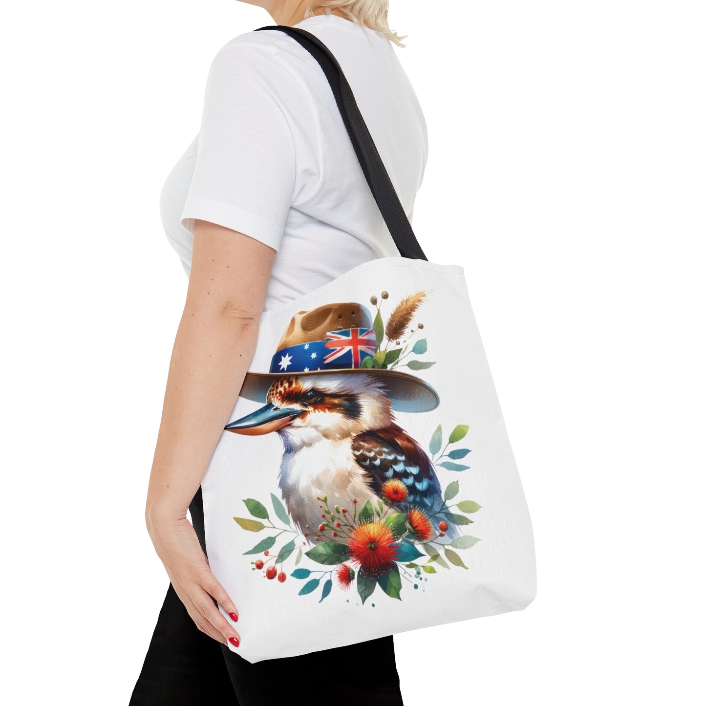 Tote Bag, Australian Animals, Kookaburra, Personalised/Non-Personalised Tote bag