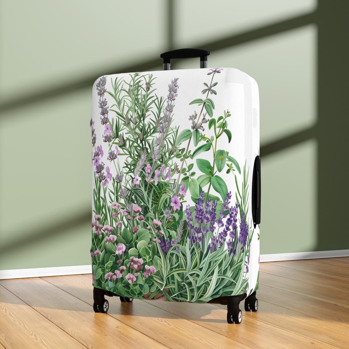 Luggage Cover, Floral, Lavender, awd-3039