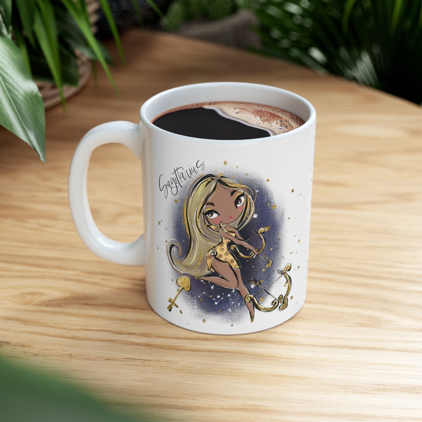 Zodiac Sign, Sagittarius, Ceramic Mug 11oz