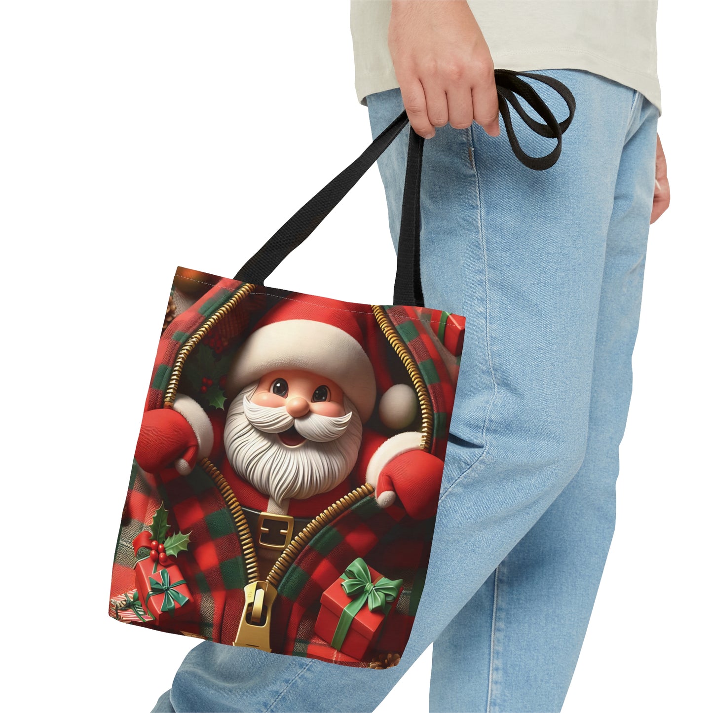 Tote Bag, Christmas, Santa, Personalised/Non-Personalised Tote bag