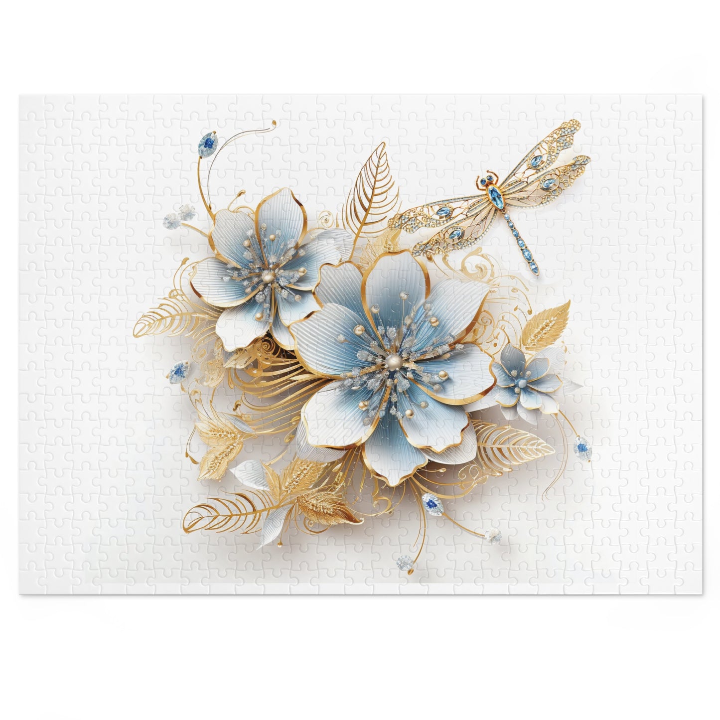 Jigsaw Puzzle, Floral, Personalised/Non-Personalised (30, 110, 252, 500,1000-Piece)