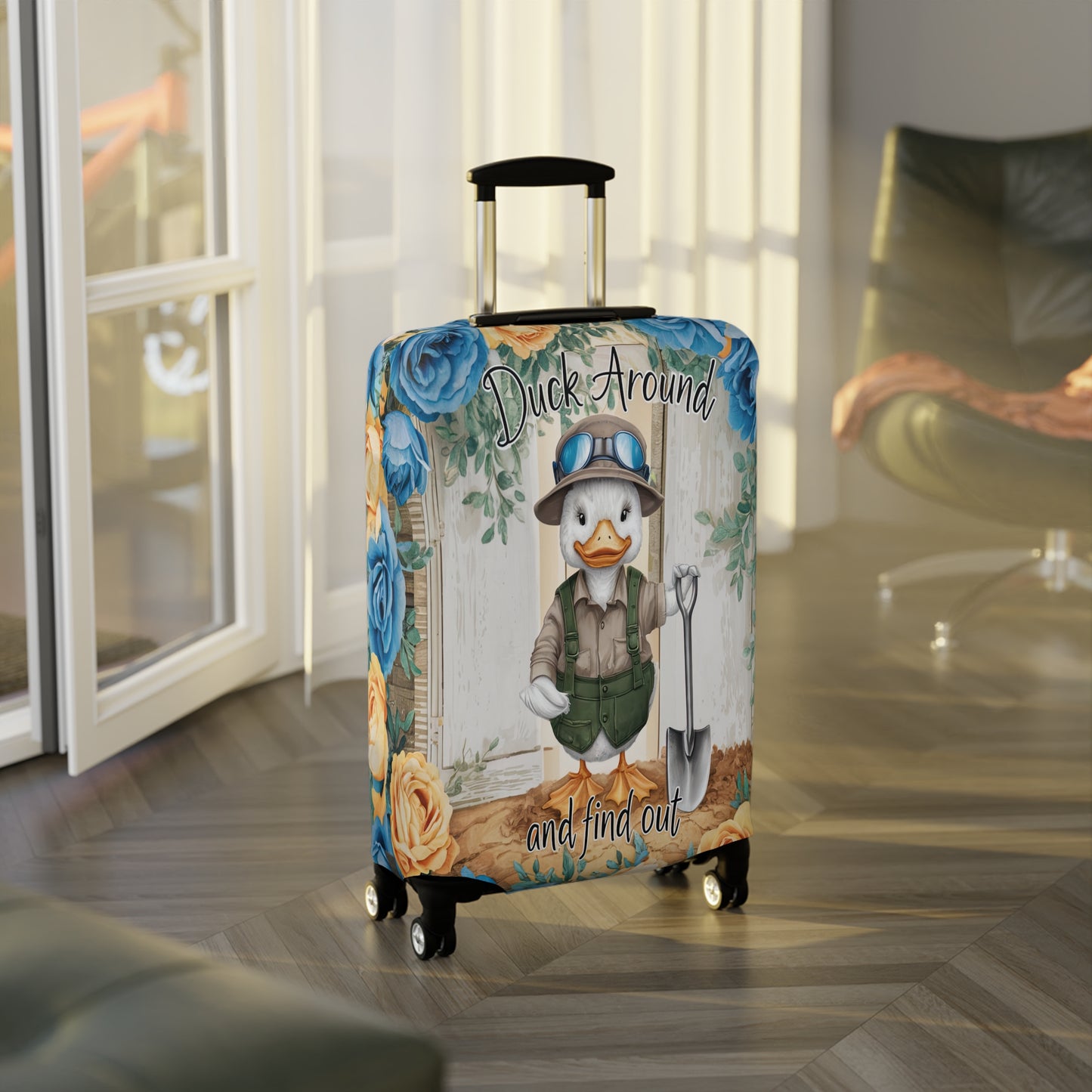 Luggage Cover, Duck around and find out, awd-1664