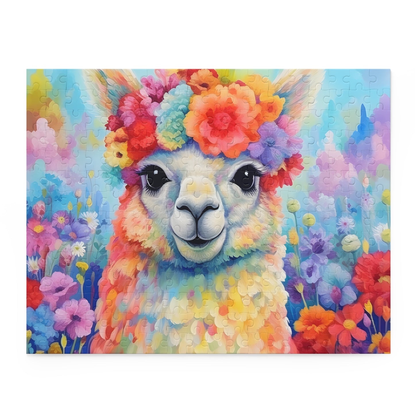 Personalised/Non-Personalised Puzzle, Llama (120, 252, 500-Piece)