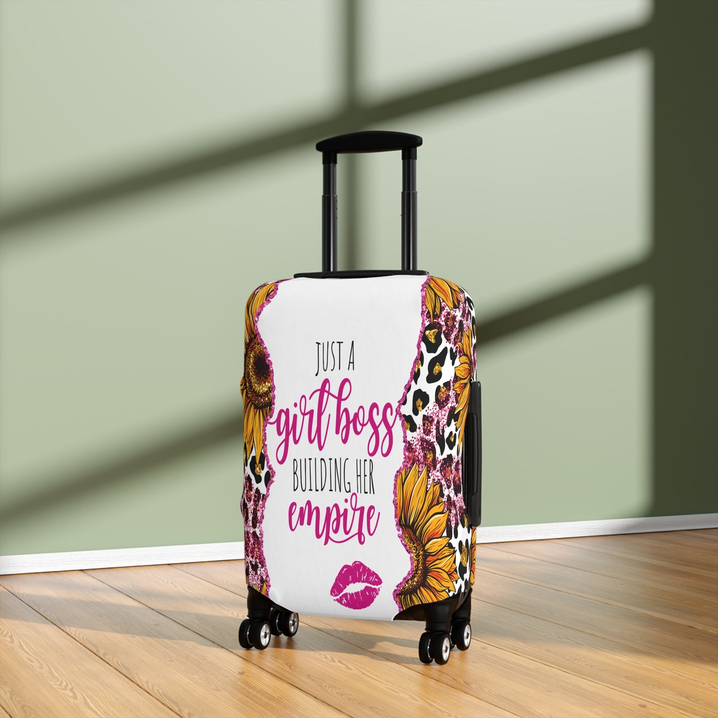 Luggage Cover, Just a Girl Boss building her Empire, awd-1696