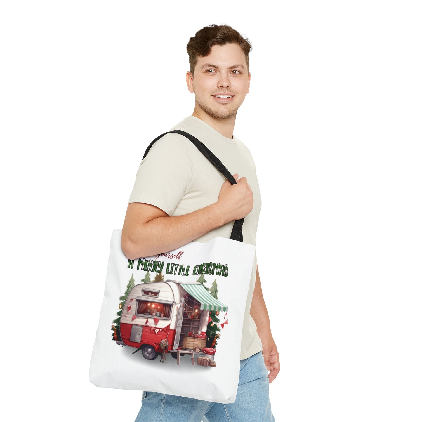 Tote Bag, Christmas, Camper