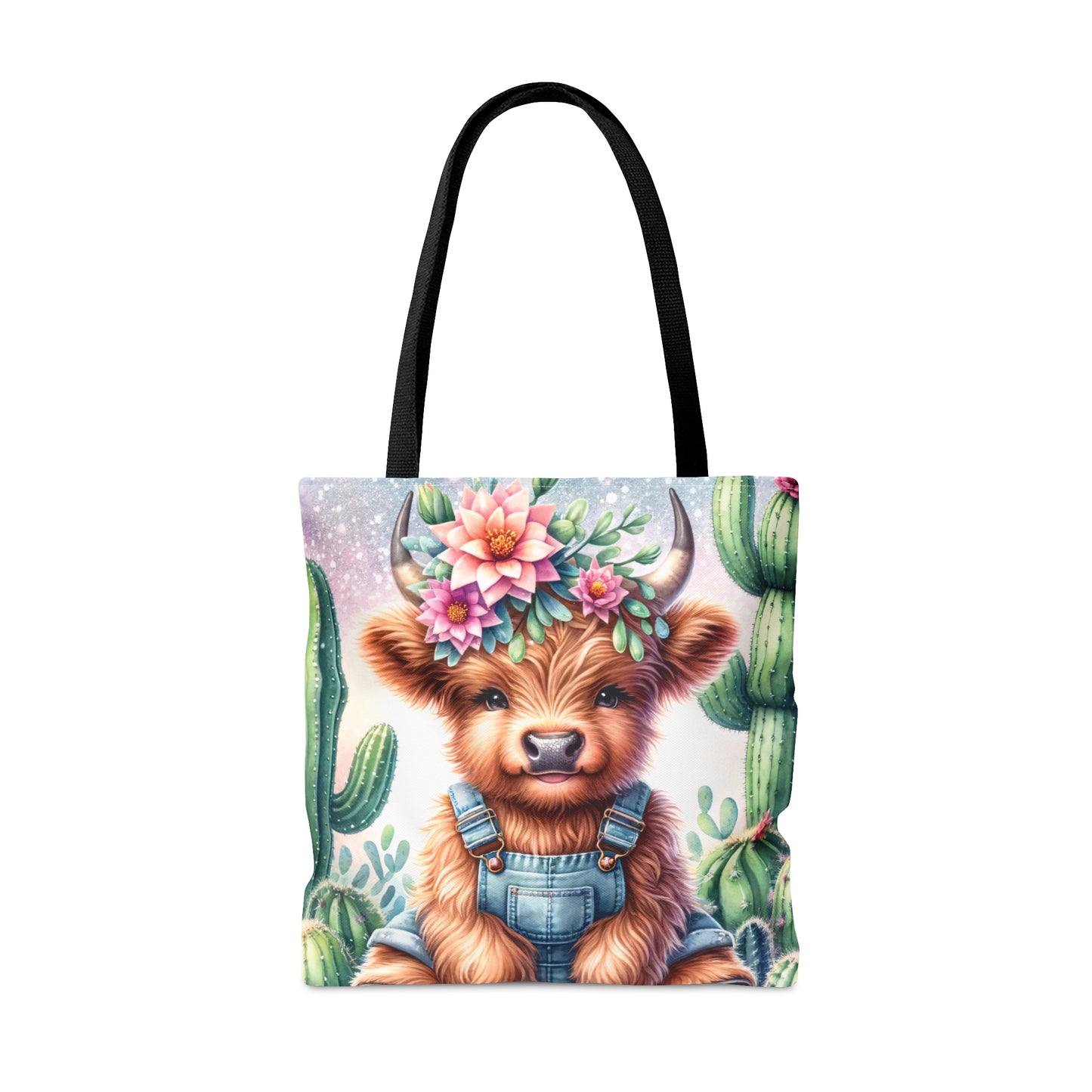 Tote Bag, Highland Cow, Personalised/Non-Personalised Tote bag