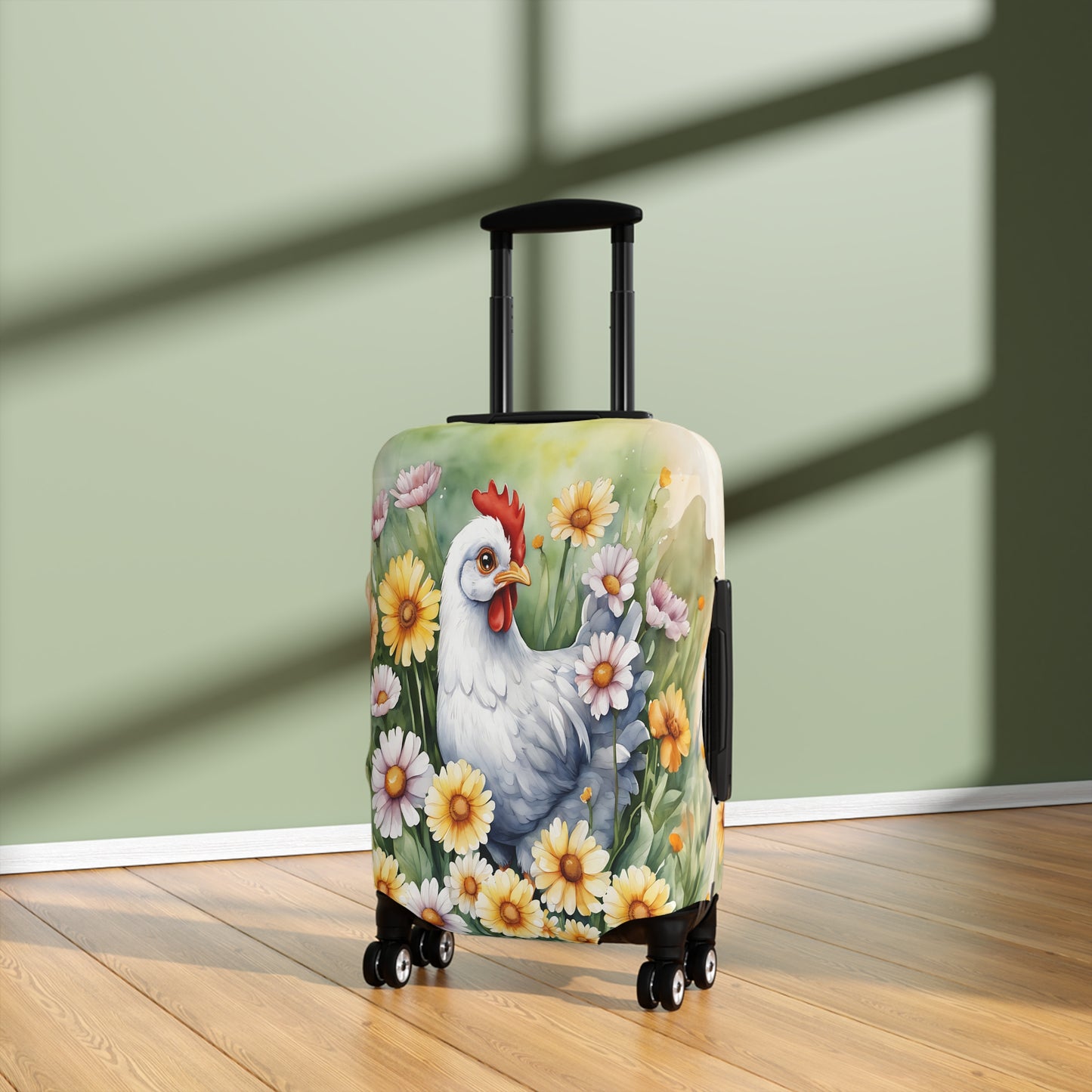 Luggage Cover, Chicken/Rooster, awd-302