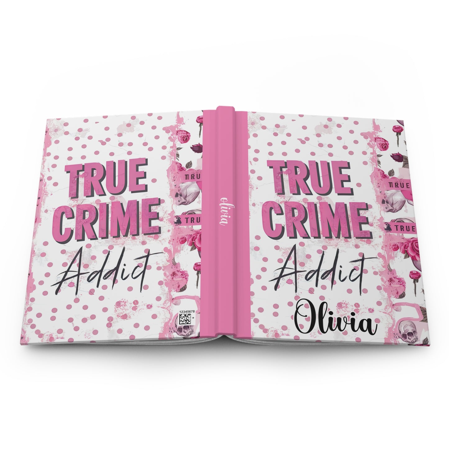 Personalised Hardcover Journal Matte, Mother, True Crime addict, awd-1711