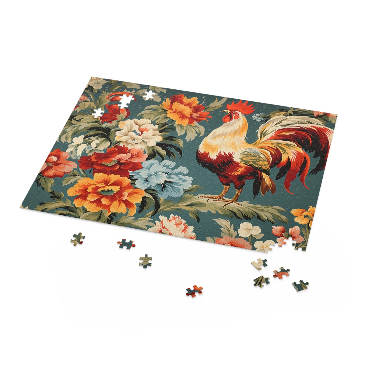 Personalised/Non-Personalised Puzzle, Chickens/Rooster (120, 252, 500-Piece)