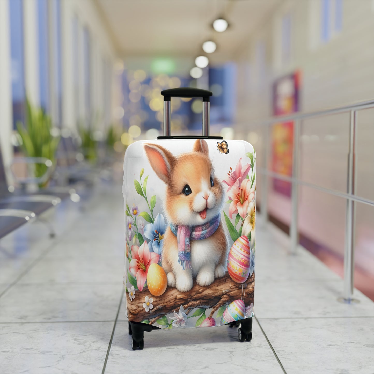 Luggage Cover, Easter, Rabbit, awd-1623