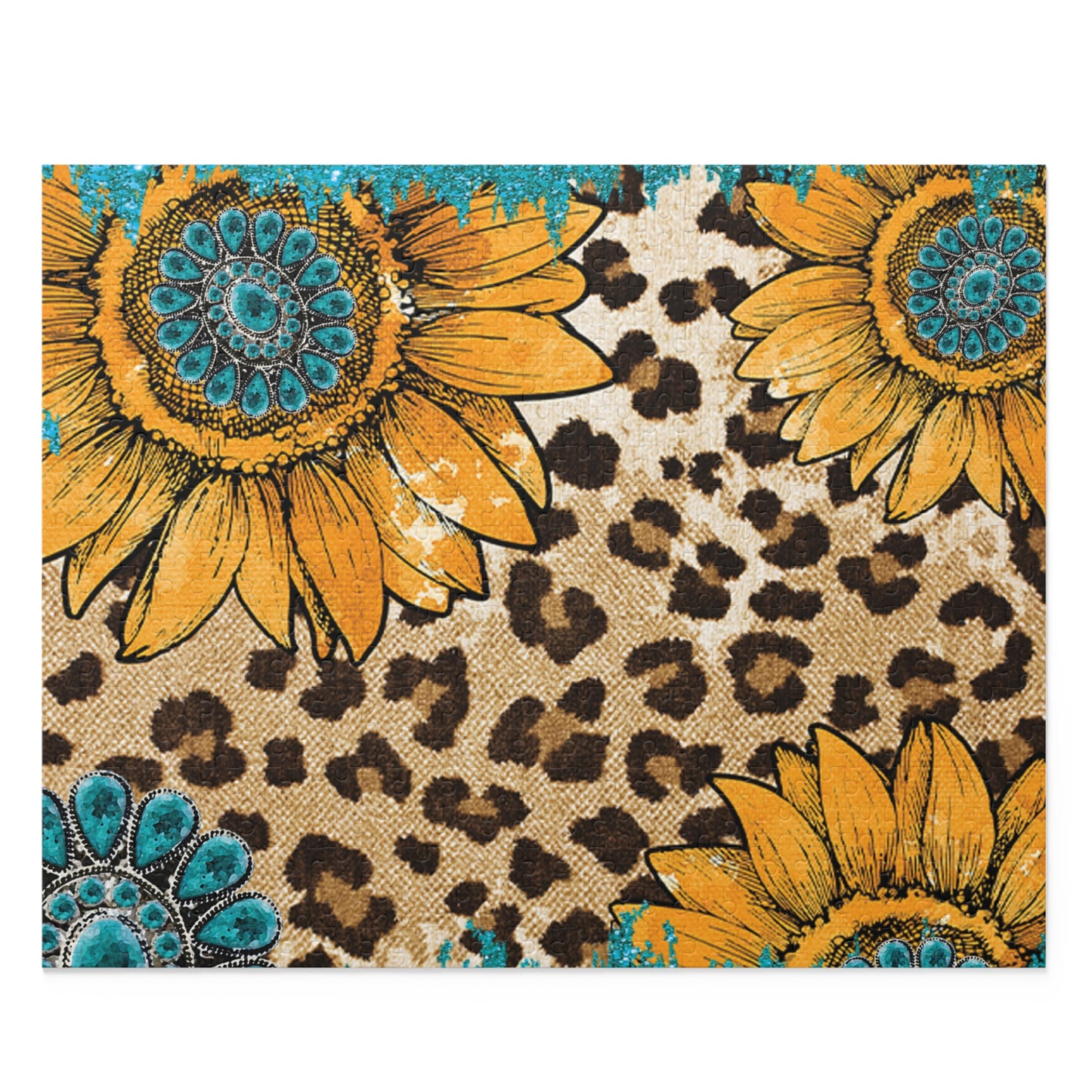 Puzzle, Western, Sunflowers  (120, 252, 500-Piece) awd-604