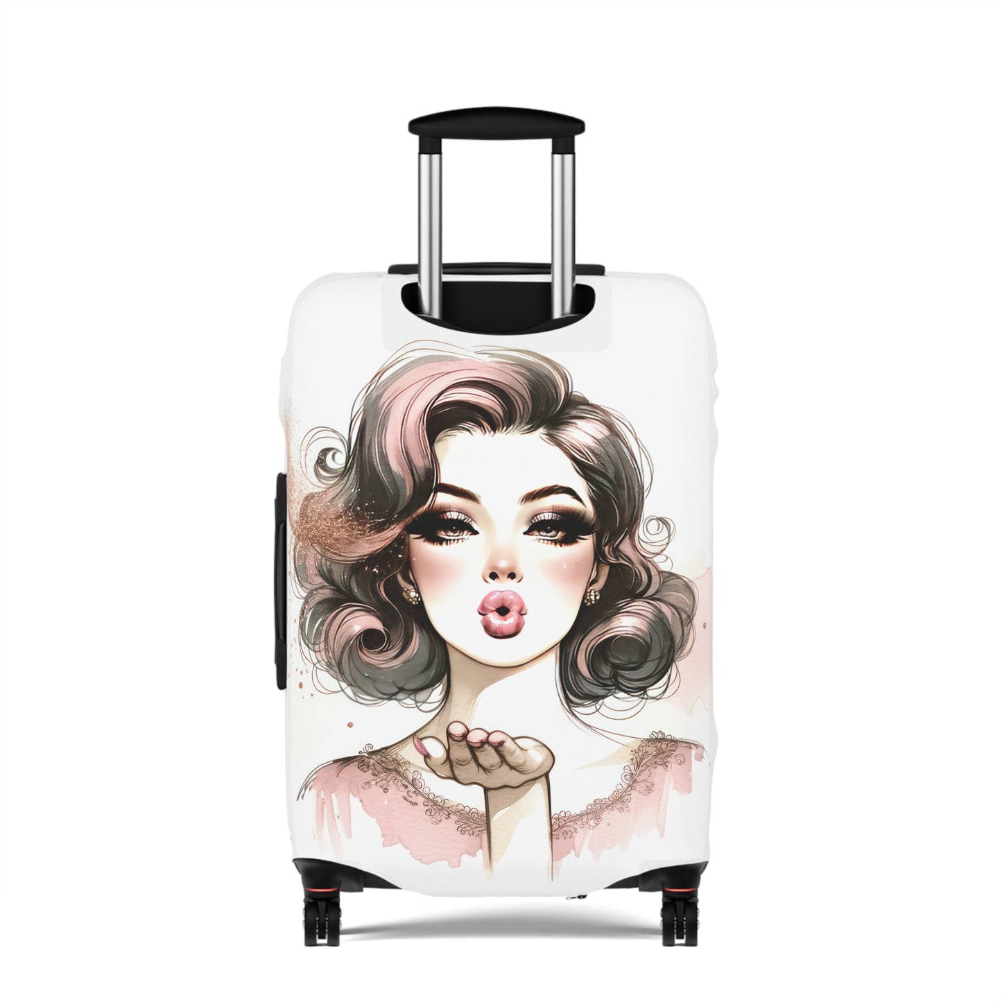 Luggage Cover, Coquette Girl, awd-1483