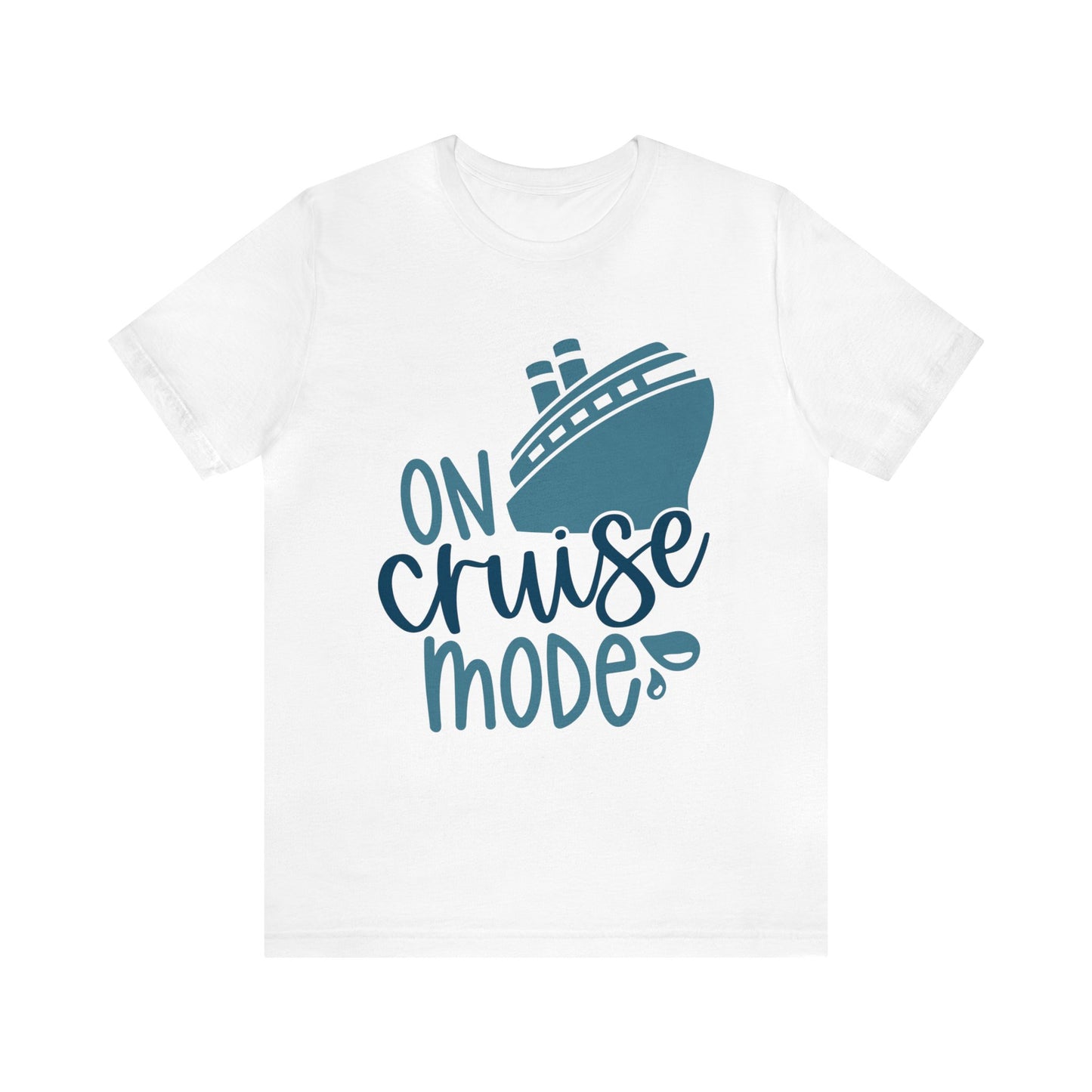 Unisex Adults Jersey Short Sleeve Tee, Cruise Tee, Cruise Mode, 100% Cotton, Light Fabric 142 g/m²