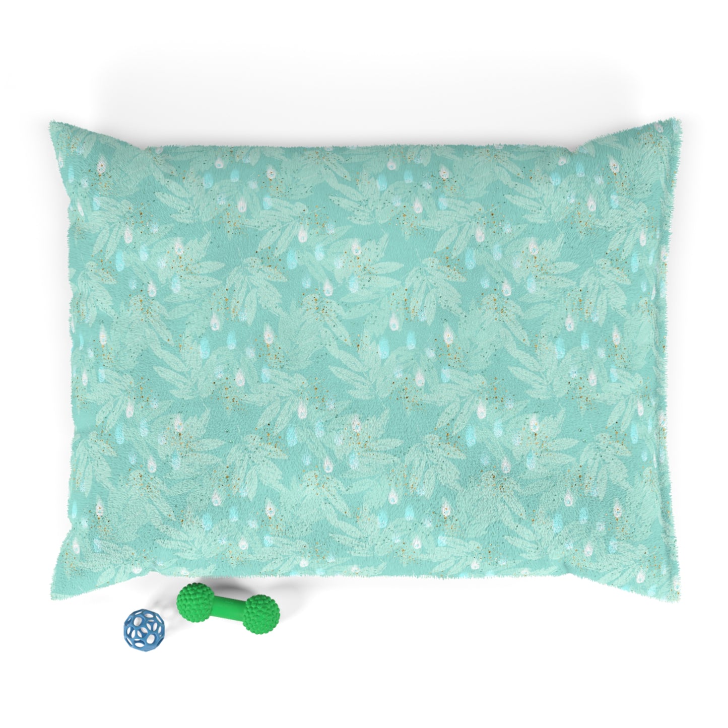 Luxury Pet Bed, feather soft fleece, Australian Eucalyptus