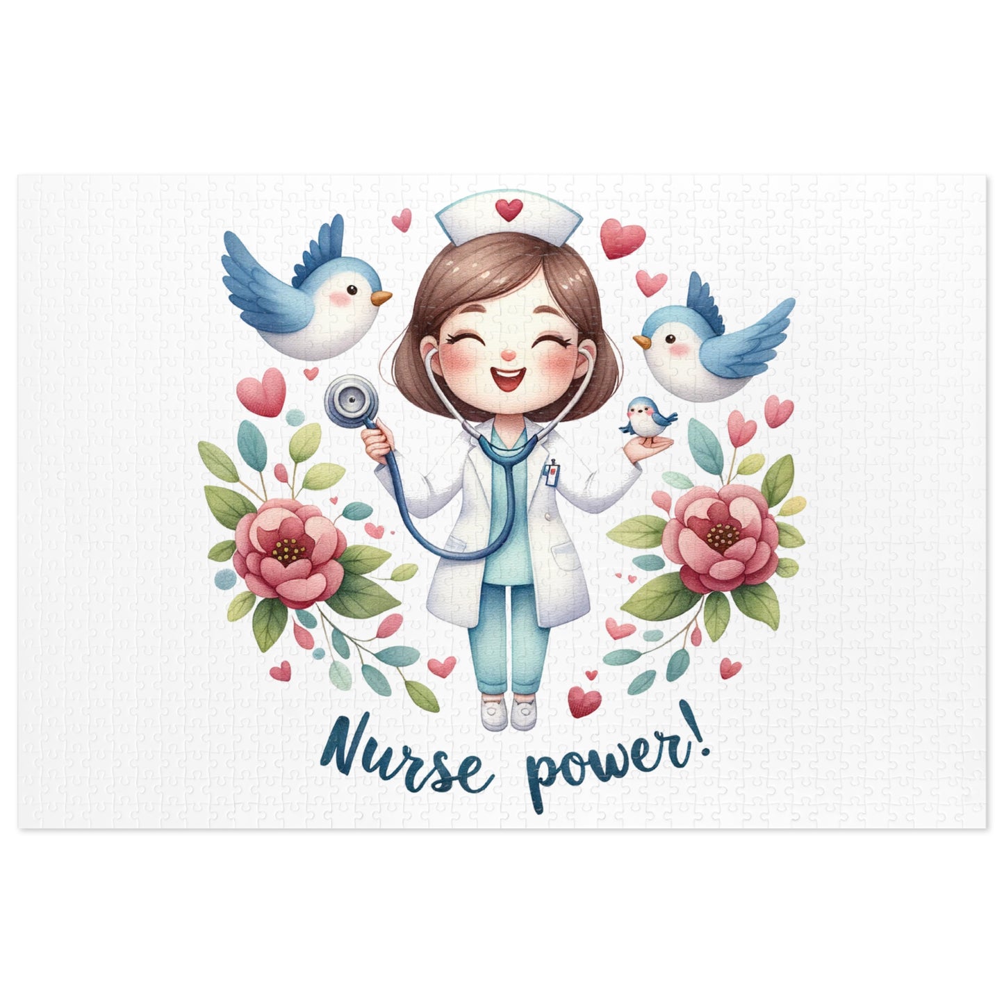 Jigsaw Puzzle, Nurse, Personalised/Non-Personalised (30, 110, 252, 500,1000-Piece)